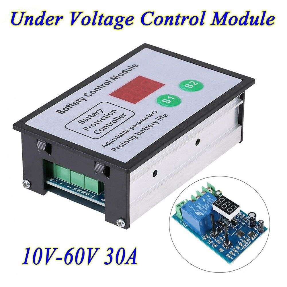 10V-60V Battery Adjustable Low Voltage Cut Off for PROTECTION Control Module
