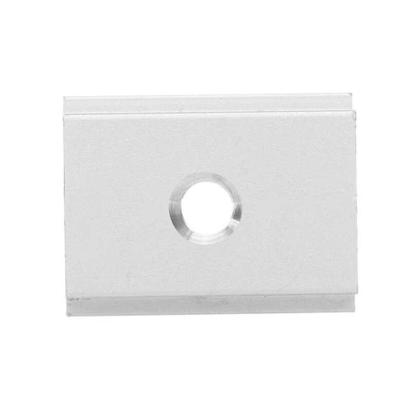 10x T-Slot Miter Bar Slider Aluminum Silver For Woodworking Table Saw Gauge Rods