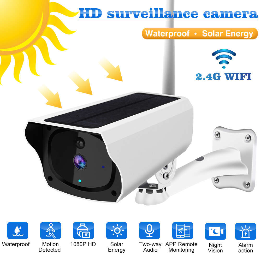 IP Camera Night Vision HD 1080P Wireless Solar Power WiFi Outdoor Home Security