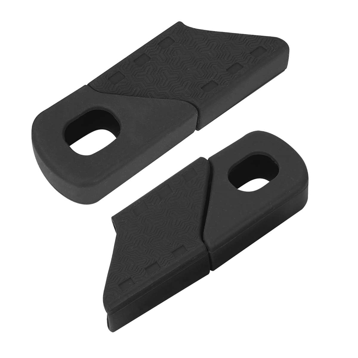 (Black)4PCS Silicone Bike Crank Protectioneeve Arm Boots Protector CW