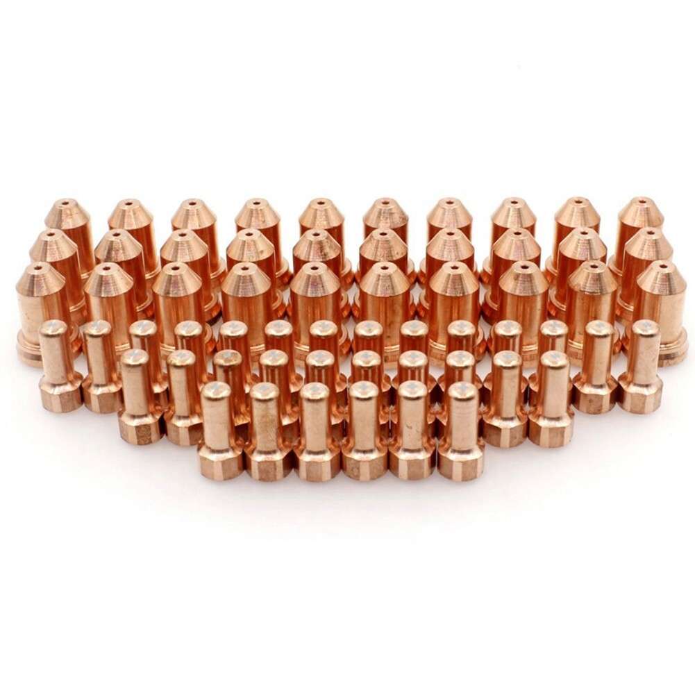 60pcs PT-80 PT80 IPT-80 Plasma Cutter Torch Electrode 1.3mm Tips 52558 51311.13