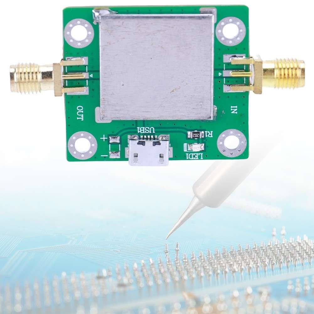 50M-6GHz low noise RF with 20dB gain and USB power supply