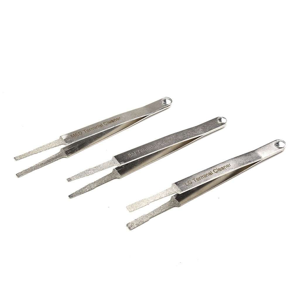Pin Cleaning Tool Tweezer Set Spade 3pcs Connector for DURABLE High Quality