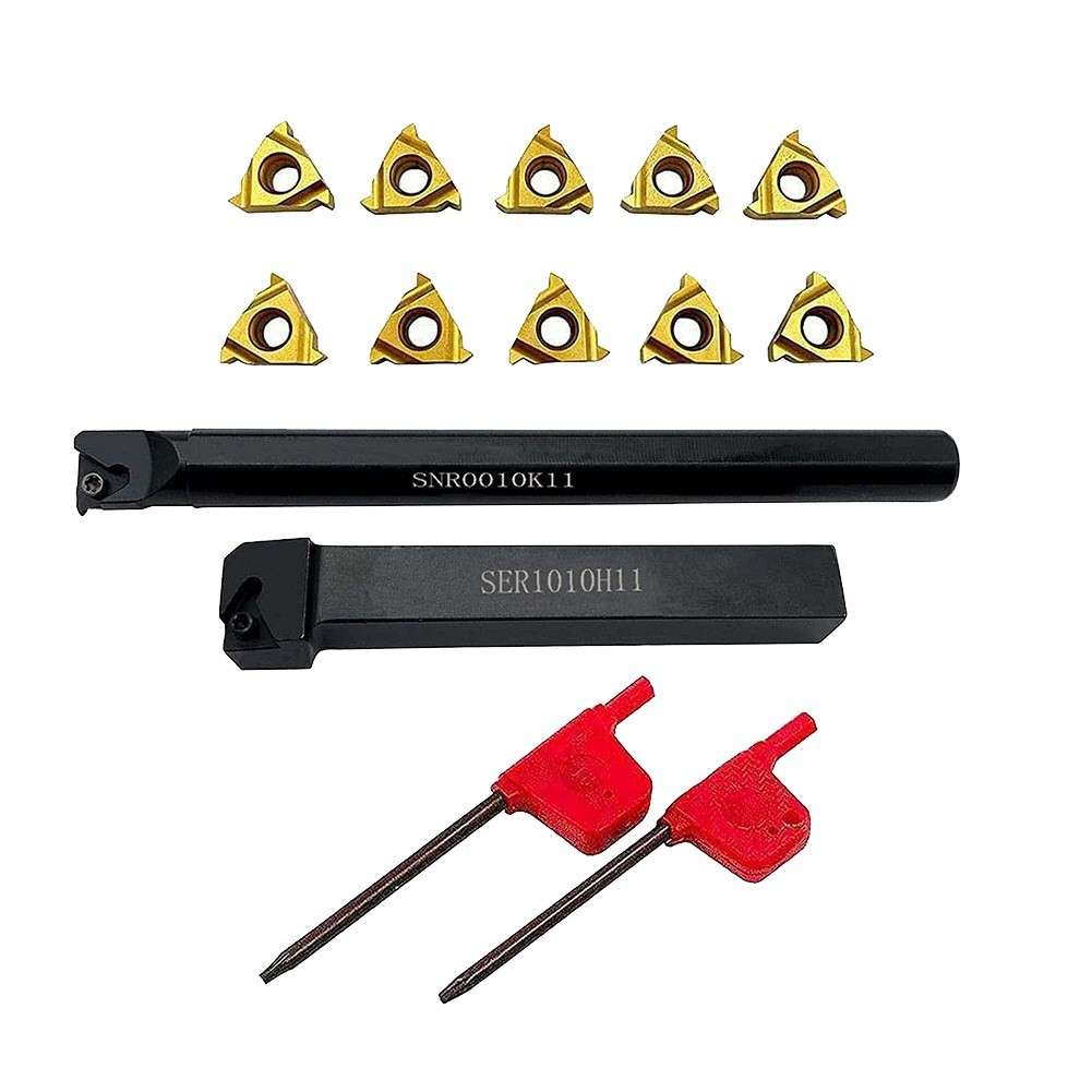Threading Tool Holder 1 Set 11ER AG60 Alloy Steel External-Inter