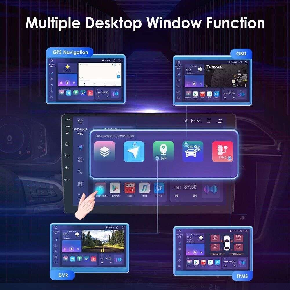 Android 8Core GPS Radio Player Stereo CarPlay DSP For Honda Civic 2013-2017 128G