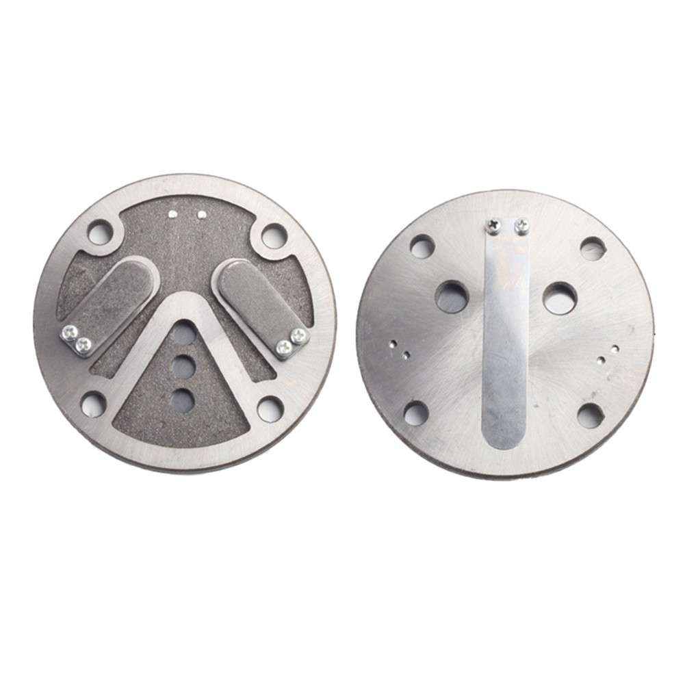 1set Stainless Steel Compressor Valve Plates Set For 80 Air Pump Block Accessory