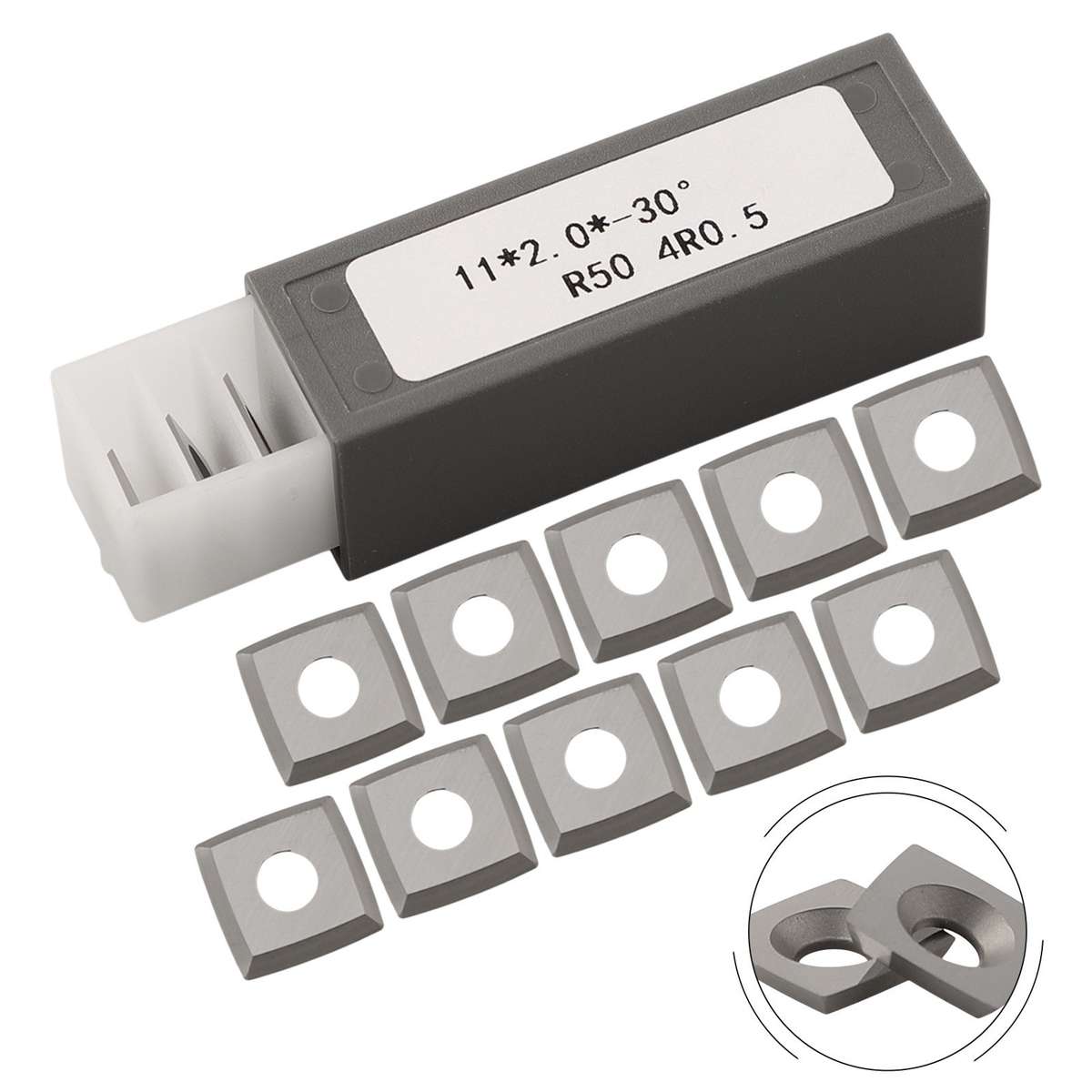 Carbide Tool Inserts 10pcs 11mm X 11mm X 2 0mm For Cutting Applications