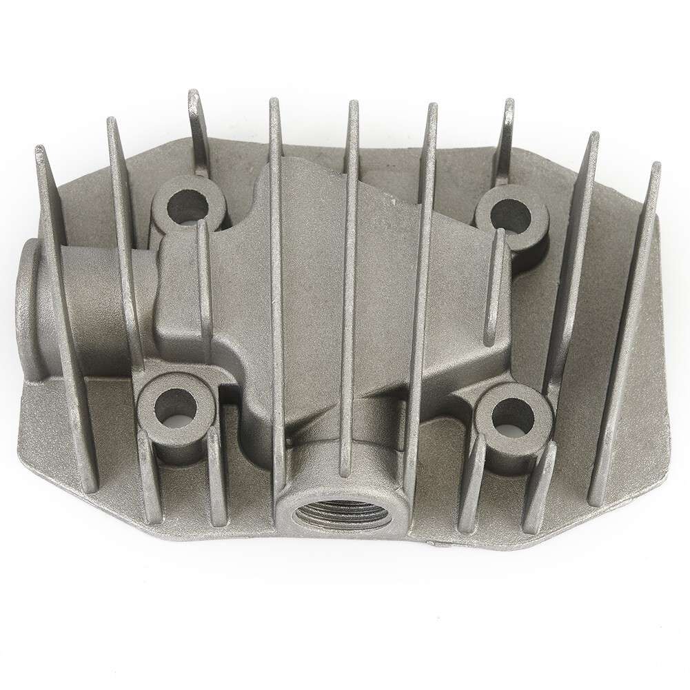 Cylinder Head Air Compressor Parts Pneumatic Replacement Cast Aluminum