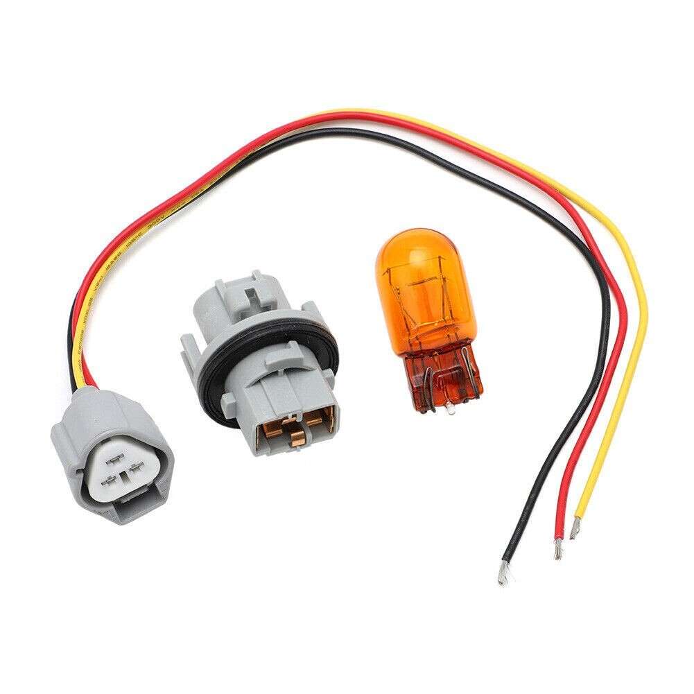 For Nissan Headlight Turn Signal Bulb Socket Wire Harness Set,262439B91A