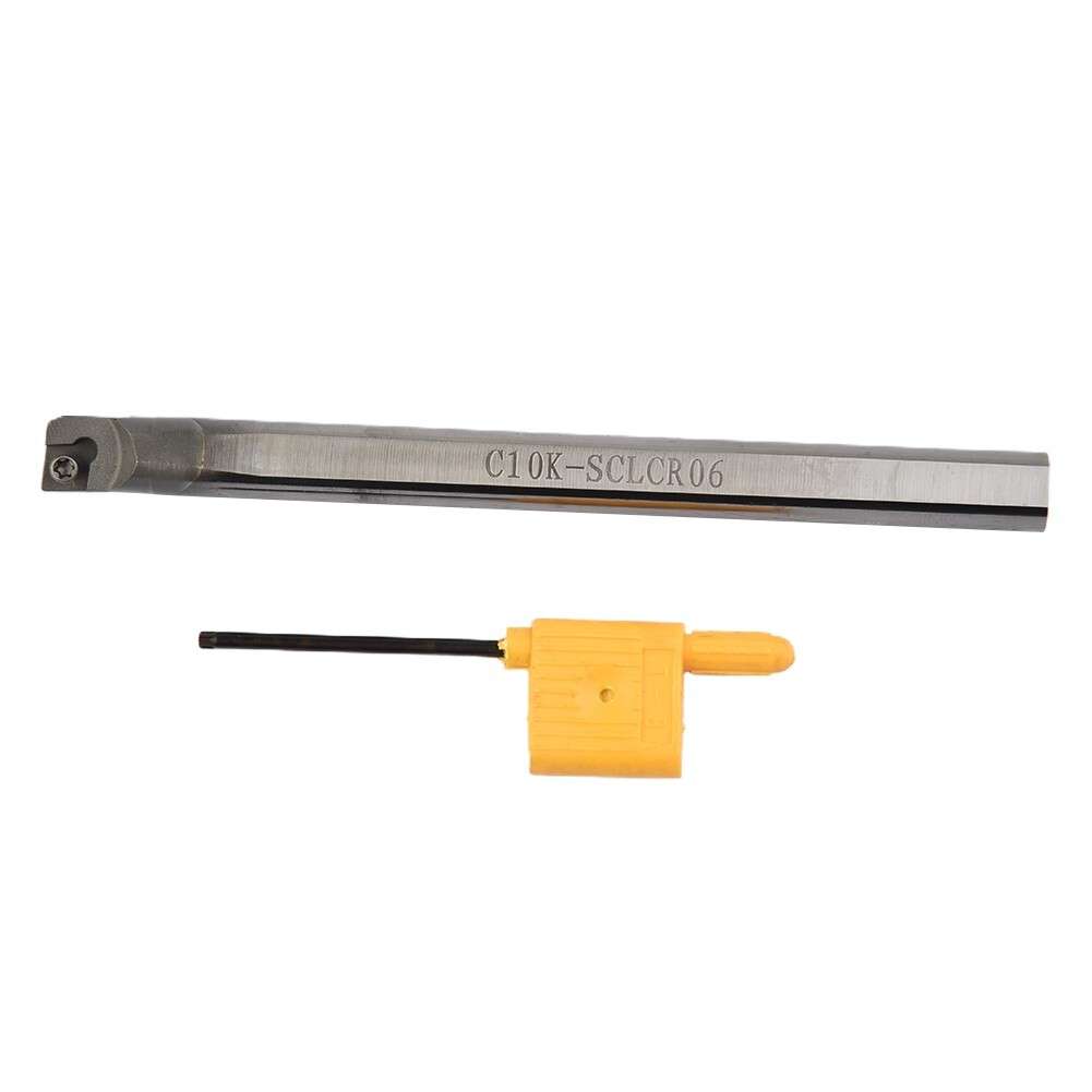 Solid Carbide Lathe Turning Tool Boring Bar Holder T8 C10K-SCLCR06 For-CCMT0602