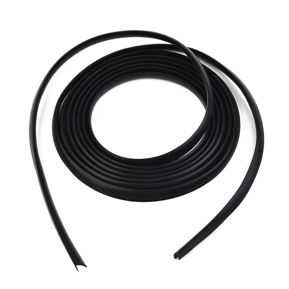 4m V-Type Car Seal Strip For Auto Car Side Glass Rubber Black Parts