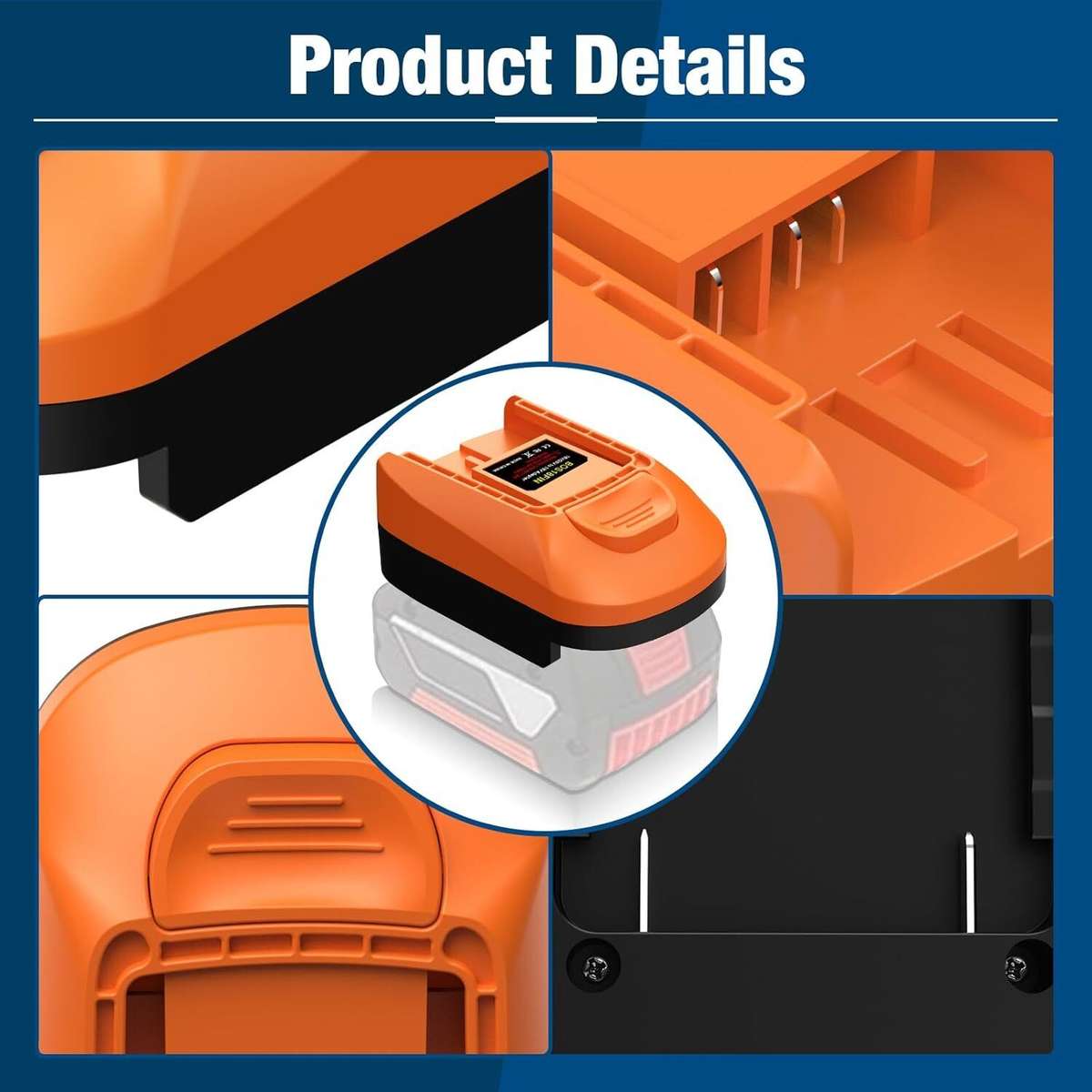 Adapter for Fein 18V Tools for Bosch 18V Battery to for Fein 18V Cordless Tool