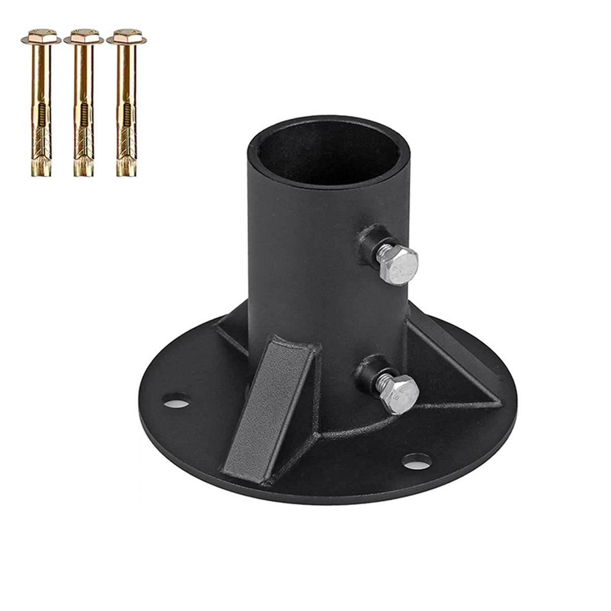 Adjustable Chain Link Fence Post Flange For Easy And Secure Concrete Mounting