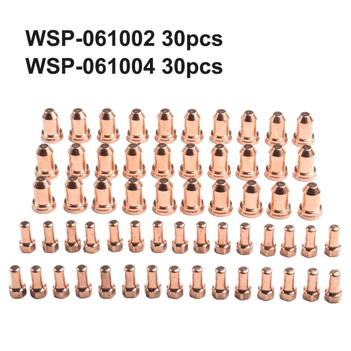 Premium 1 2mm Electrode Tips For PT 80 PT80 IPT 80 Plasma Cutter Torch (60pcs)