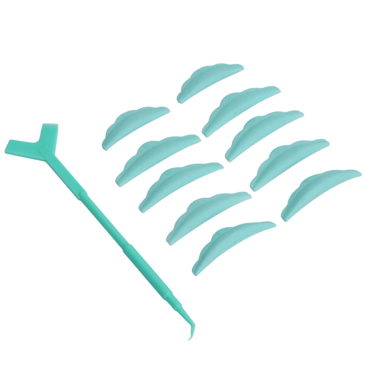 Eyelash Lash Perm Tools 5 Pairs Eyelash Lash Perm Silicone Pads 10 Pieces Y CHW