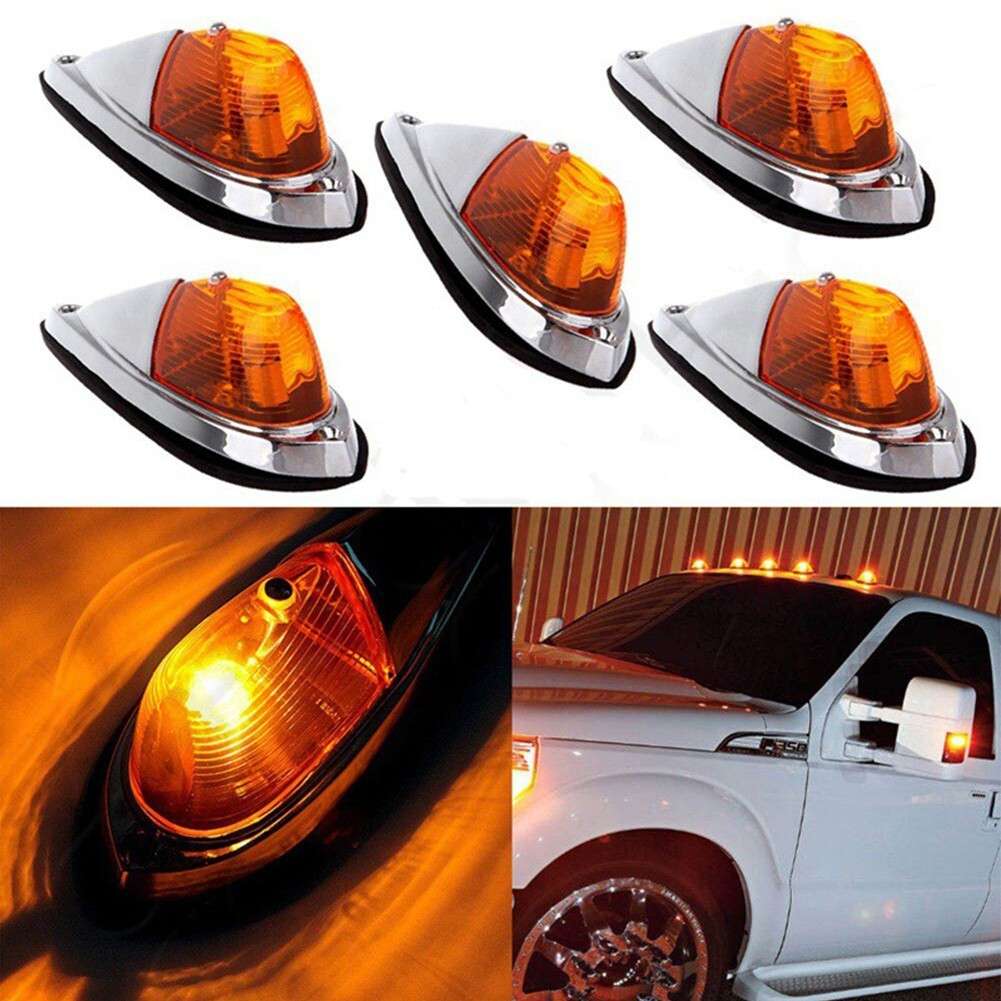 Cab Marker Amber Cab Roof Marker Lights Car Accessories LED Roof Lamps