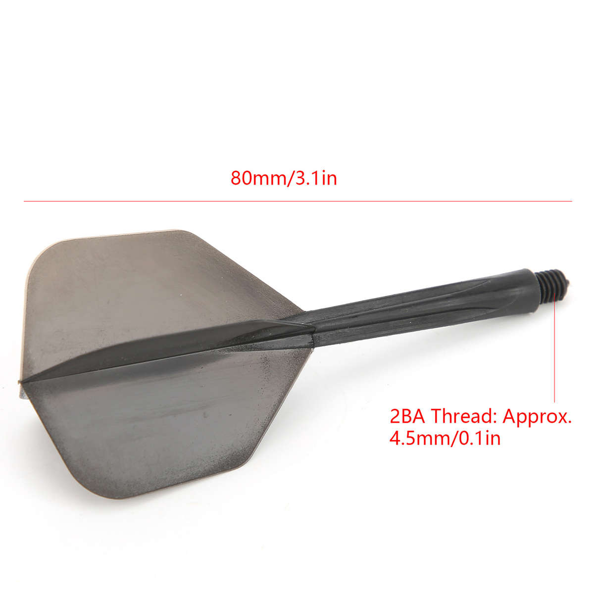 2BA Integrated Transparent Dart Shafts And Flights Durable ABS Material CW