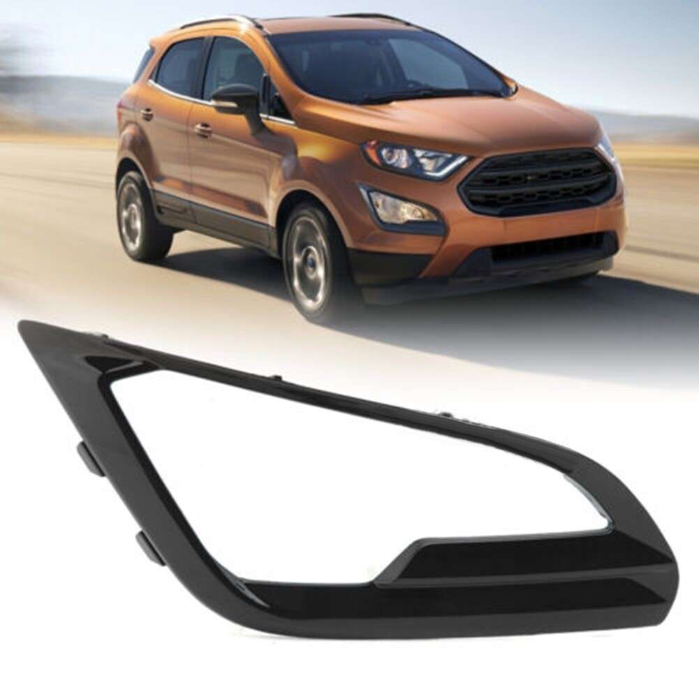 Right Passenger Side Front Bumper Fog Light Cover Bezel For-Ford EcoSport 18-21