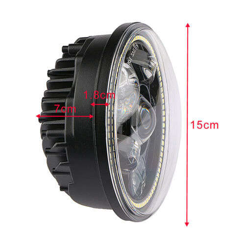 5 3/4inch LED Headlight with Halo DRL for Motorcycle Indian Scout 60 Bobber