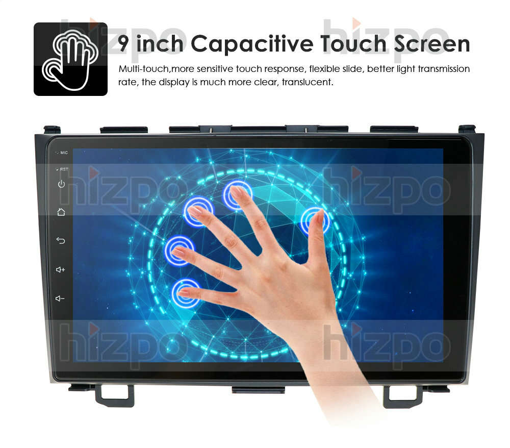 For Honda CRV 2007-2011 Car Stereo GPS Navi Radio CarPlay Android 2+32GB +Camera