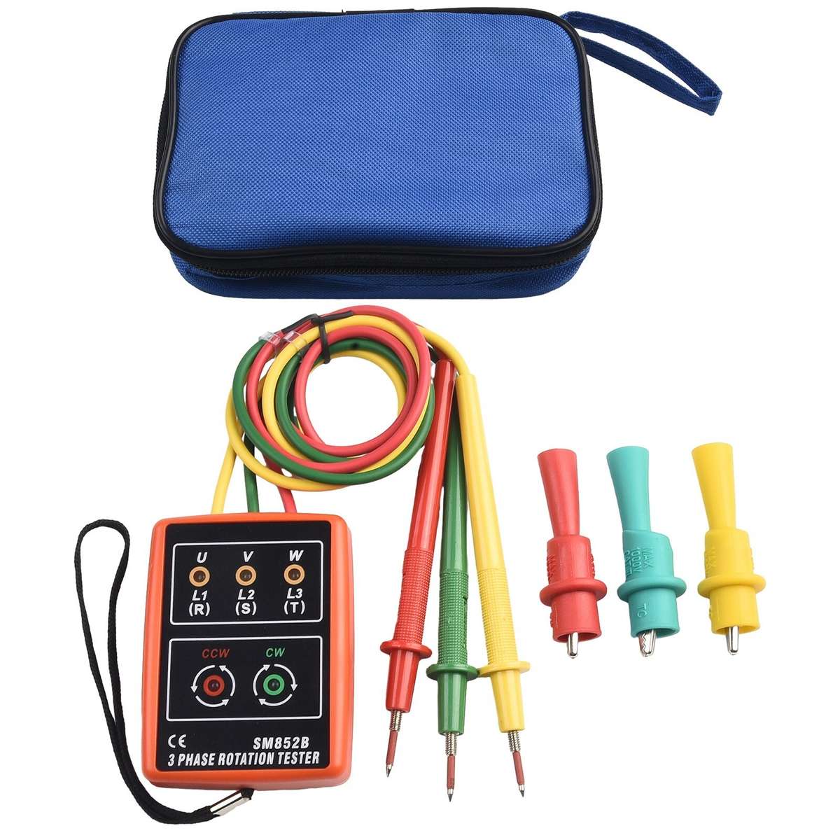 Efficient SM852B 3 Phase Sequ Ence Tester For Phase Rotation Detection