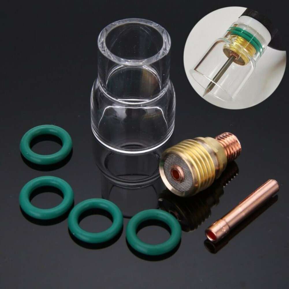 7Pcs Torch TIG Welding Gas Lens #12 Cup For WP9 20 25 24 WP17 26 18