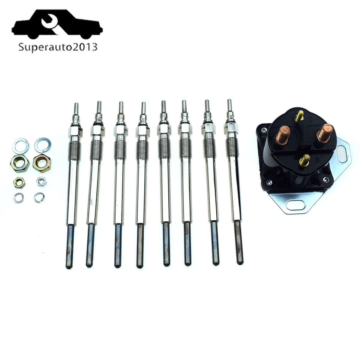F4TZ12A342BA New Glow Plug & Controller Kit For 1997-2003 Ford 7.3L Powerstroke