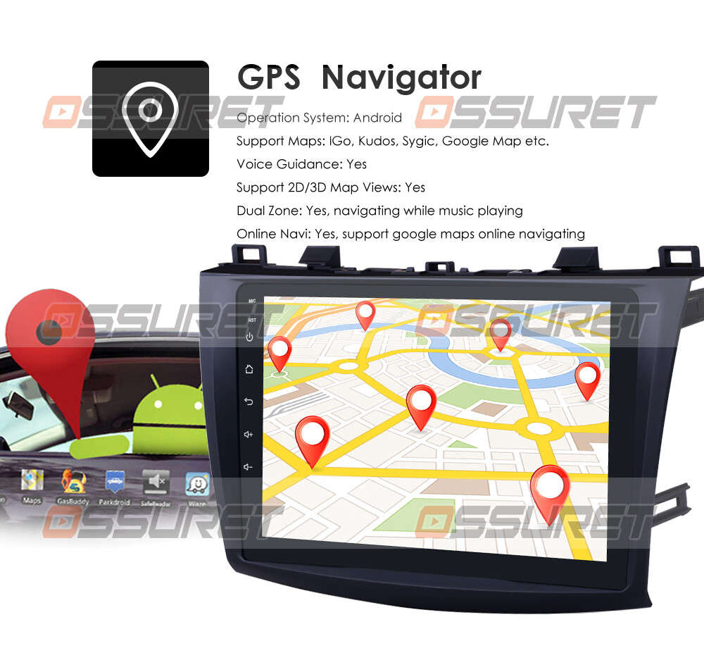 For Mazda 3 2010-2013 9" Android 10 Car Stereo No DVD GPS Navi BT Headunit 32GB
