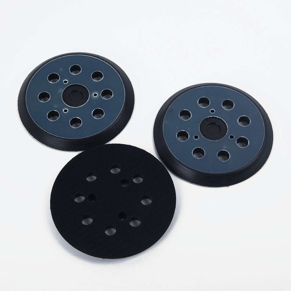 3pcs 125mm Sanding Base And Pad For Random Orbit Sander Replacement Parts