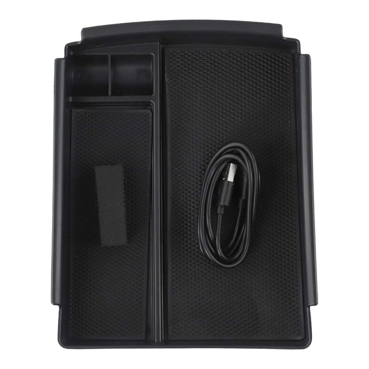 Console Armrest Storage Box Phone Wireless Charger For Tesla Model X S 2016-2020