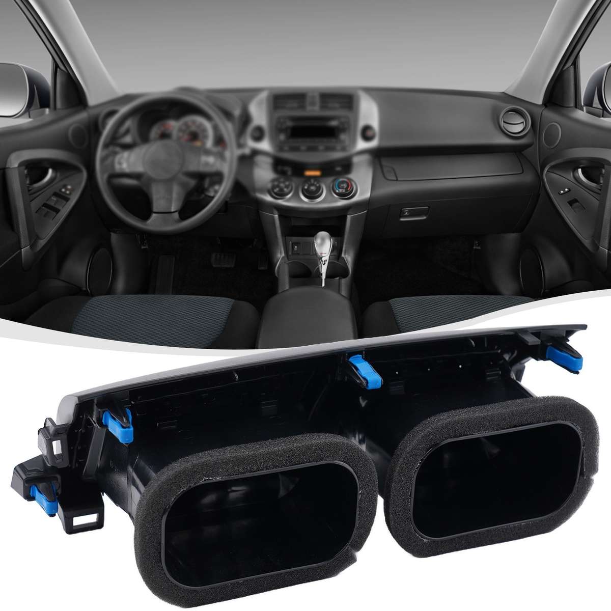 Center AC Air for DASH Vents Panel For Toyota For RAV4 2006-12,55663-