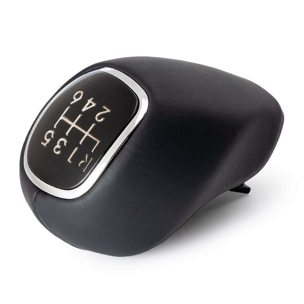 1X Leather Gear Shift Knob Lever 6-Speed For KIA 2012-2015 RIO RIO5 437113W400HU