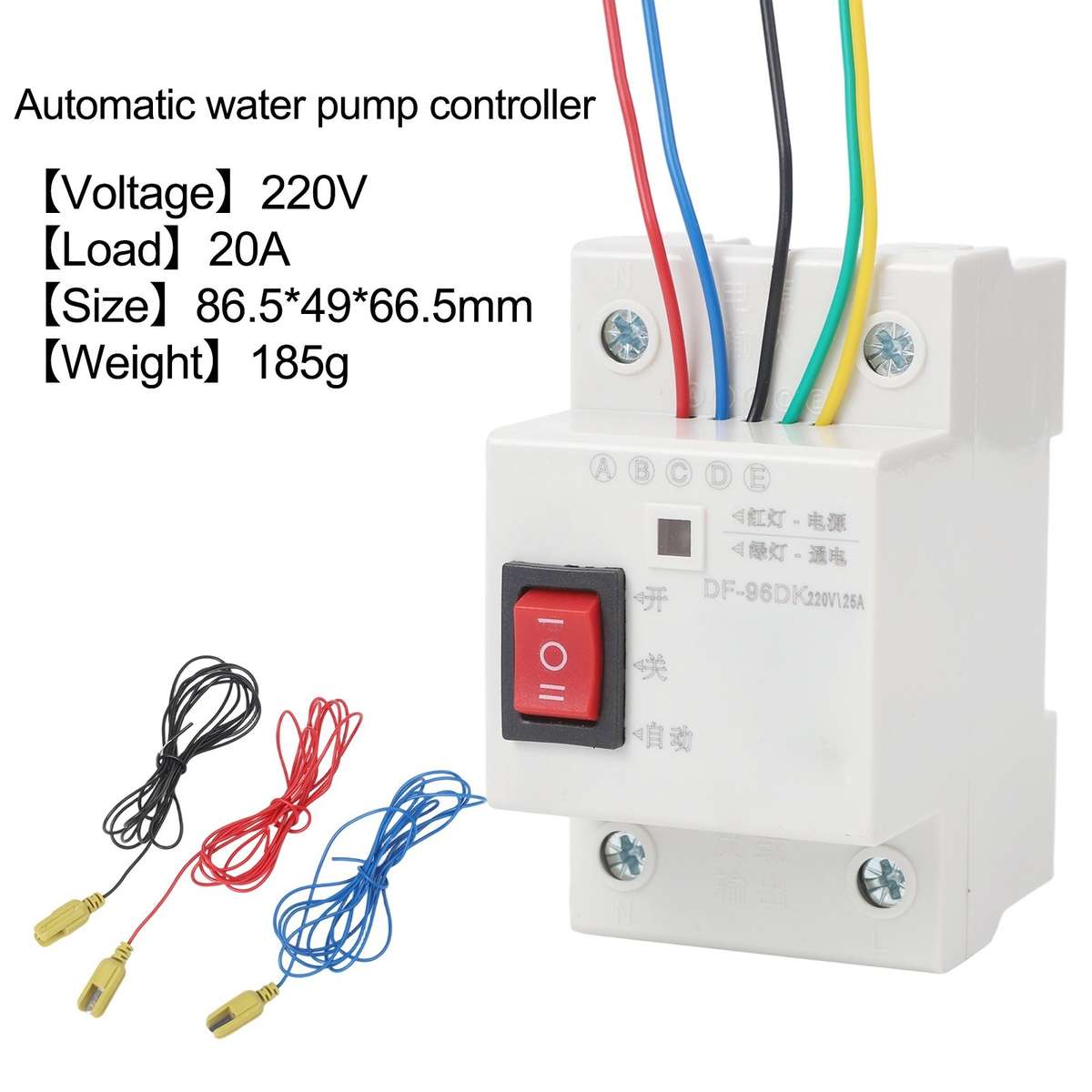 Automatic Water Pump Controller Switch Tank Liquid Level Detection 20A 220V 50Hz