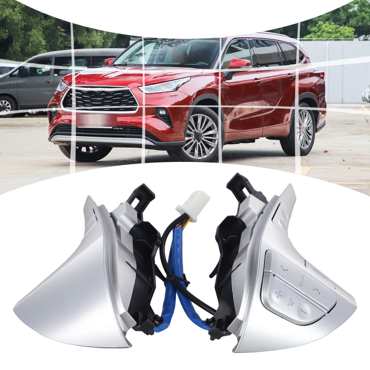 For Toyota For Hilux Compatible Steering Wheel Control Button Easy Setup