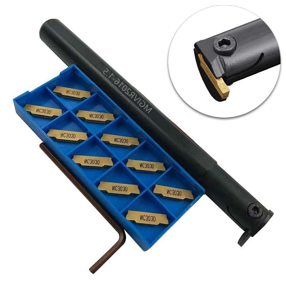 MGIVR 2016-1.5 Internal Grooving Lathe Cutting Tool Holder + MGMN150 Inserts Set