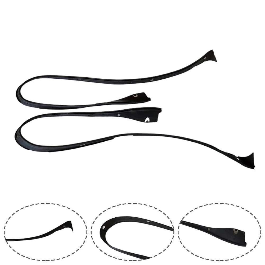 1 Pair Headlight Rubber Seal Trim Strip For Cayenne 2011 2012 2013 2014 New