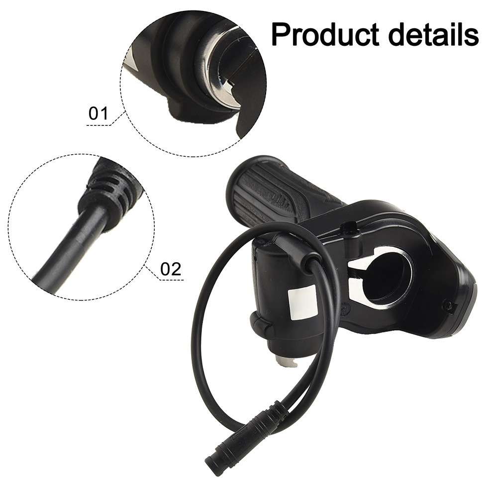 6 Pin Waterproof Throttle Control Grip For Electric Scooters And E Bikes