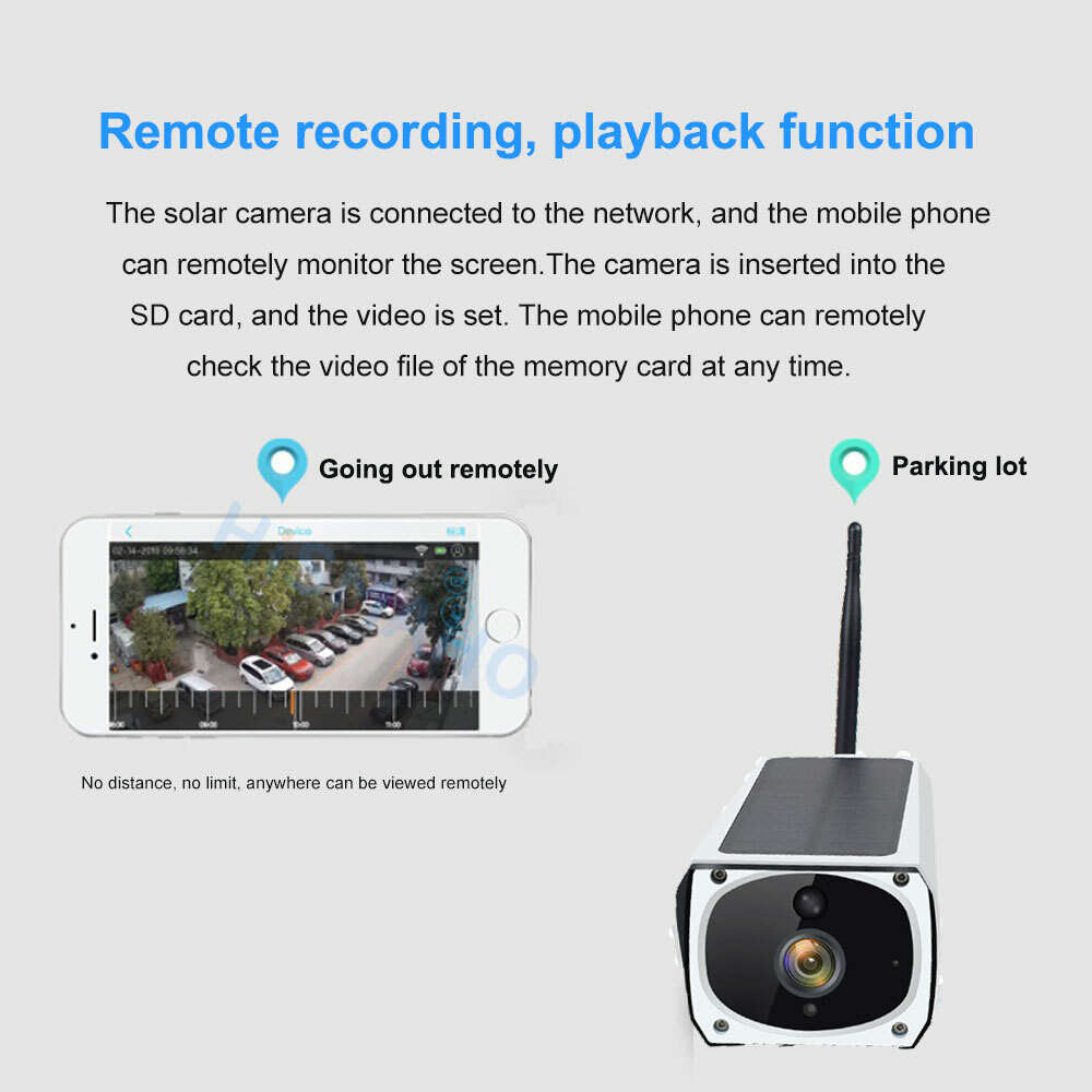 Outdoor 1080P Solar Powered Security Energy Camera Wireless WiFi IP Home CCTV HD
