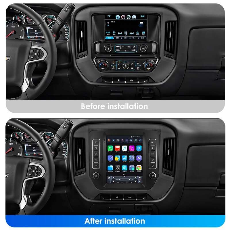 9.7" For Chevy Silverado 2014-2018 GMC Sierra Android 13 Car Radio GPS Navi 32GB