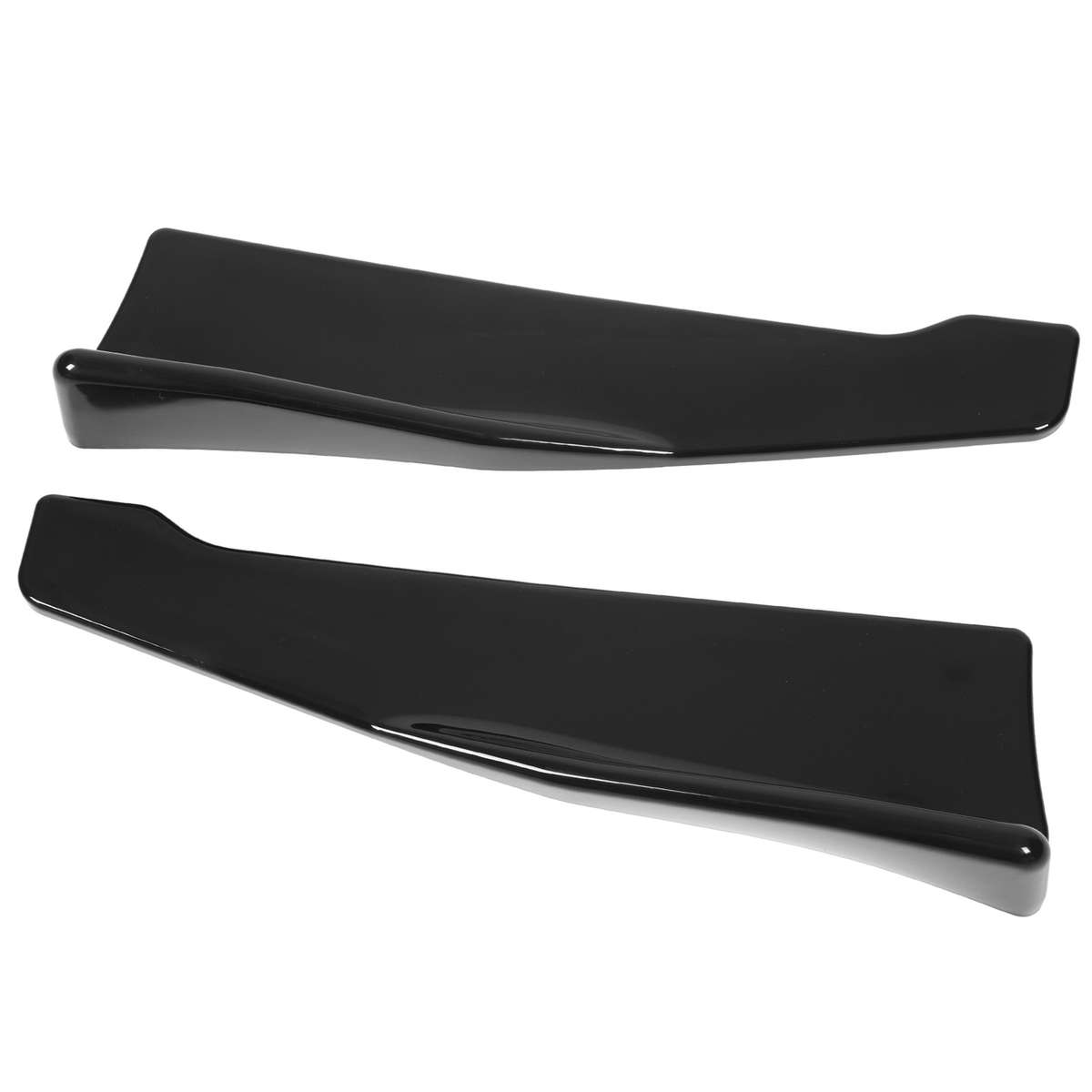 Car Auto 2Pcs 35cm Rear Bumper Canard Lip Splitter Left Right Lower Splitter