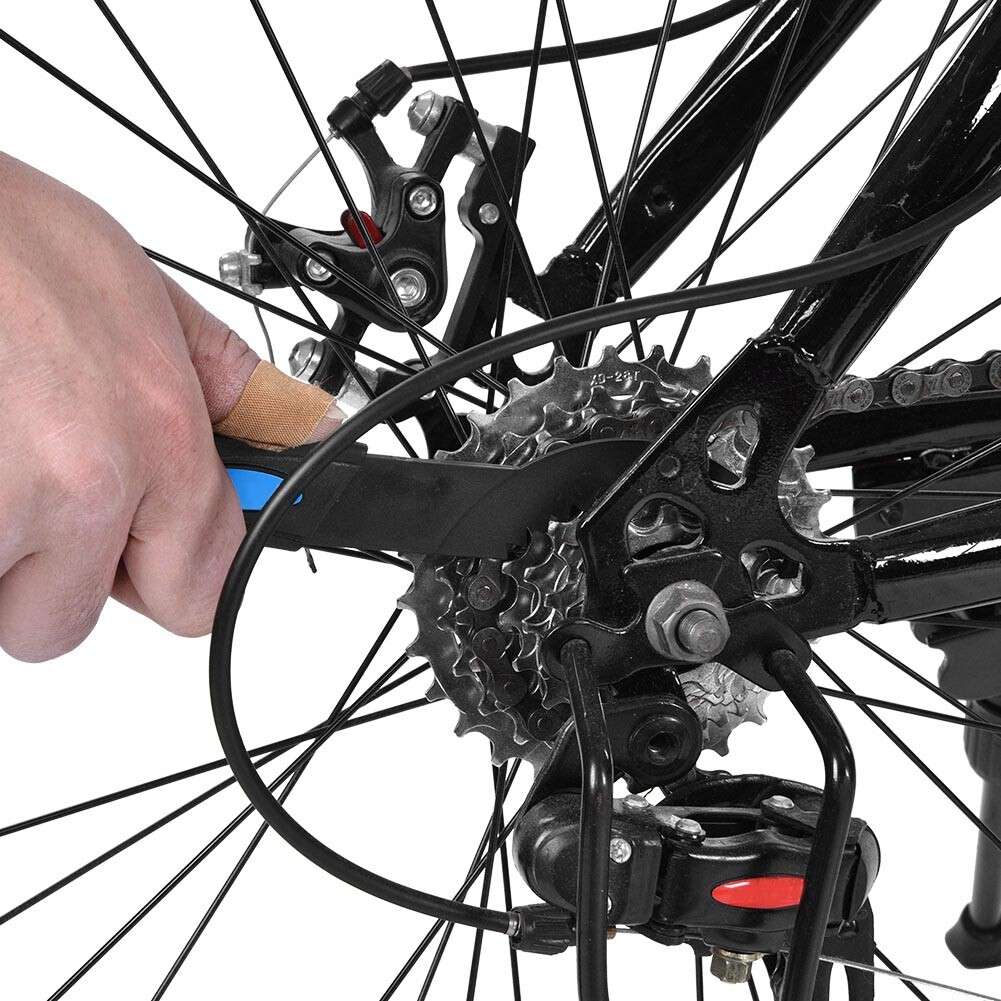 2pcs Bike Brush Scraper Pedal Derailleur Cleaning Tool Bicycle Accessory CW