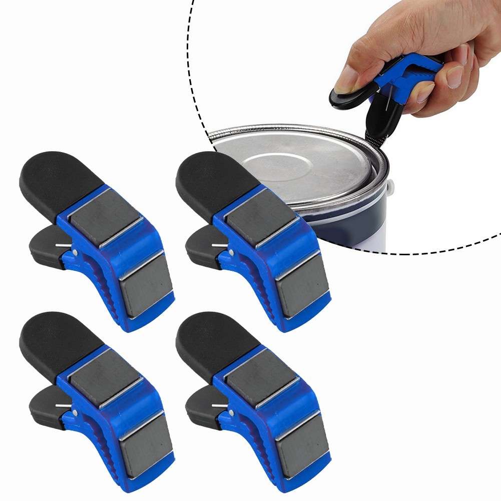 4PCS Paint Brush Holder Clips With Magnetic Function For Home Projects