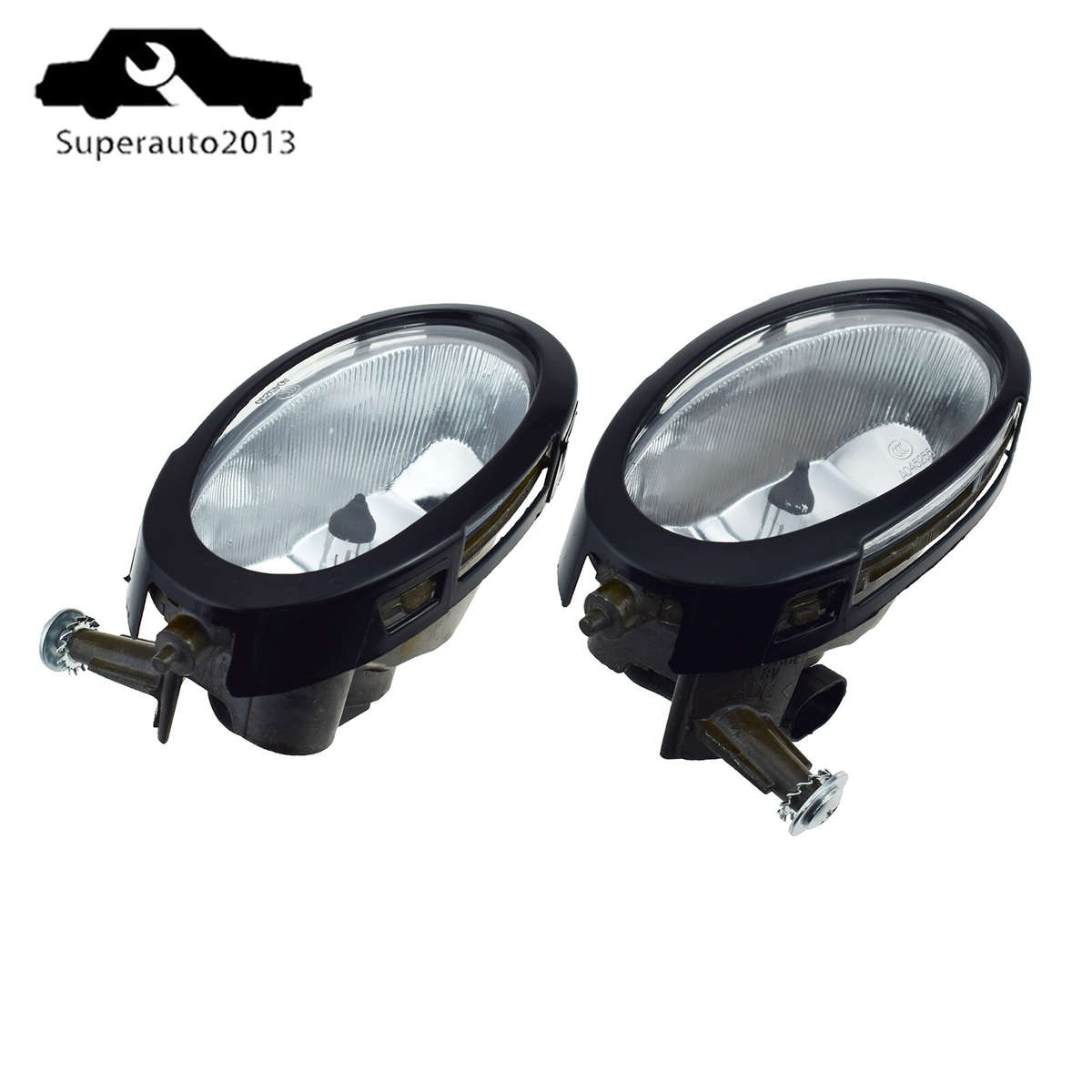 Pair Front Left & Right Bumper Fog Light Lamp For Mazda 3 M3 BK 1.6L 2003-10 New