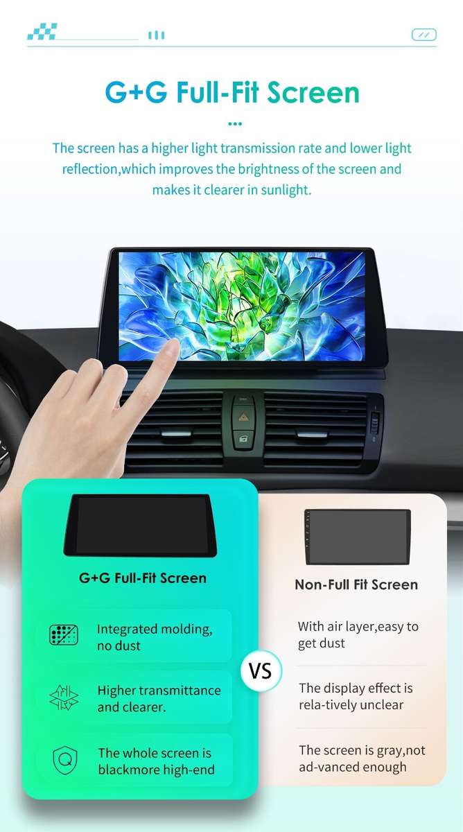 Gps Radio 8Core 6+64G 10.33" for BMW 1 E81 E82 E88 2006-12 Carplay Navi WIFI DSP