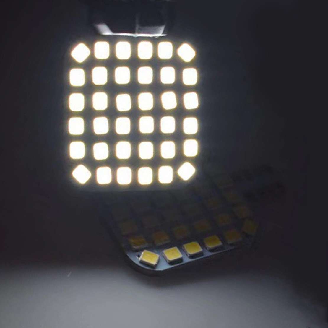 2x White LED T10 36SMD RV Camper Trailer Interior Light Bulbs Dome Lamp New