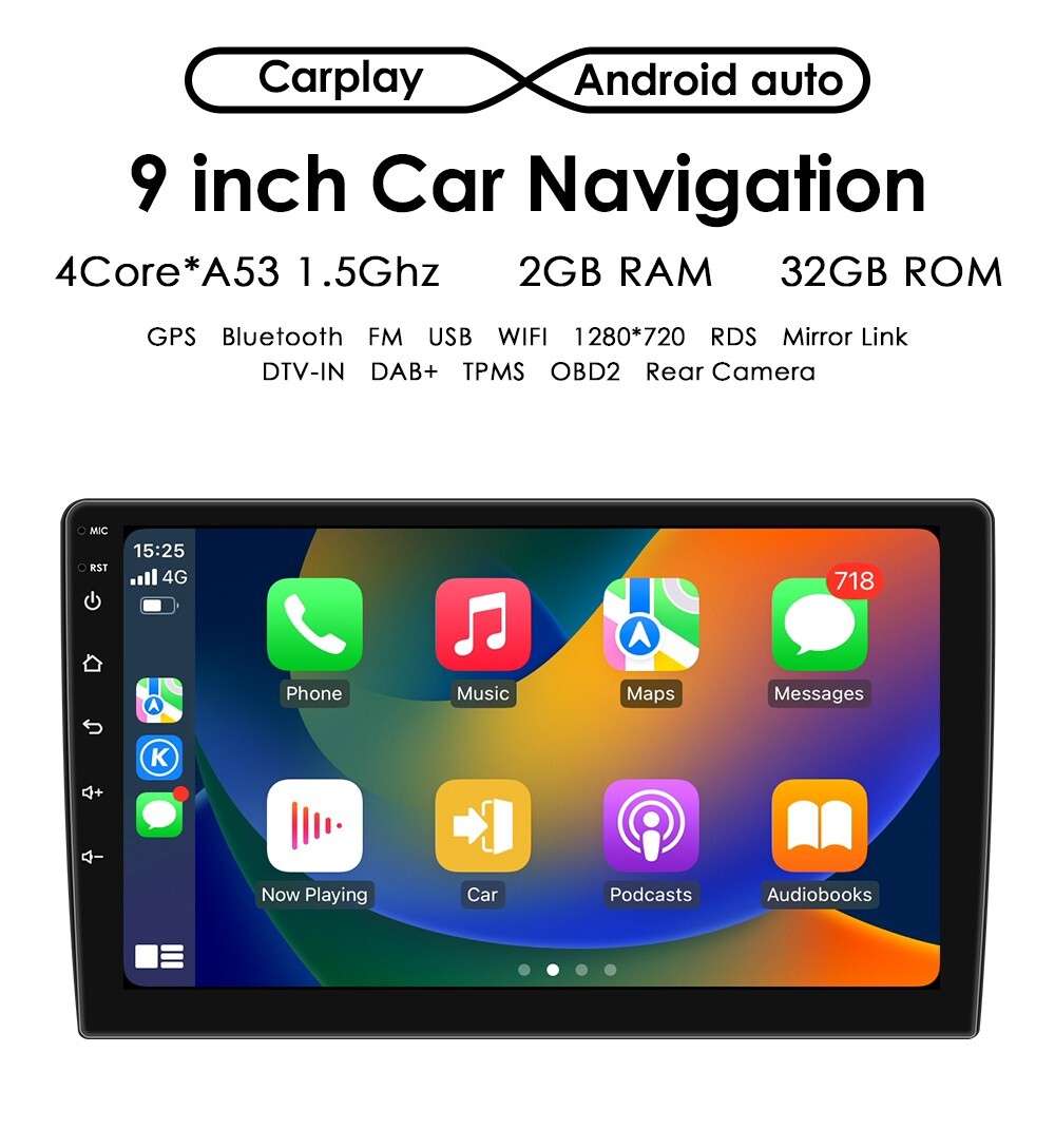 For Mercedes Benz W211 E/CLS Class Car Stereo Android 14 GPS Navi Radio Carplay