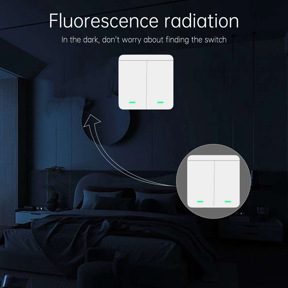Light Switch Remote Control Set With 2 Receivers For Various Applications