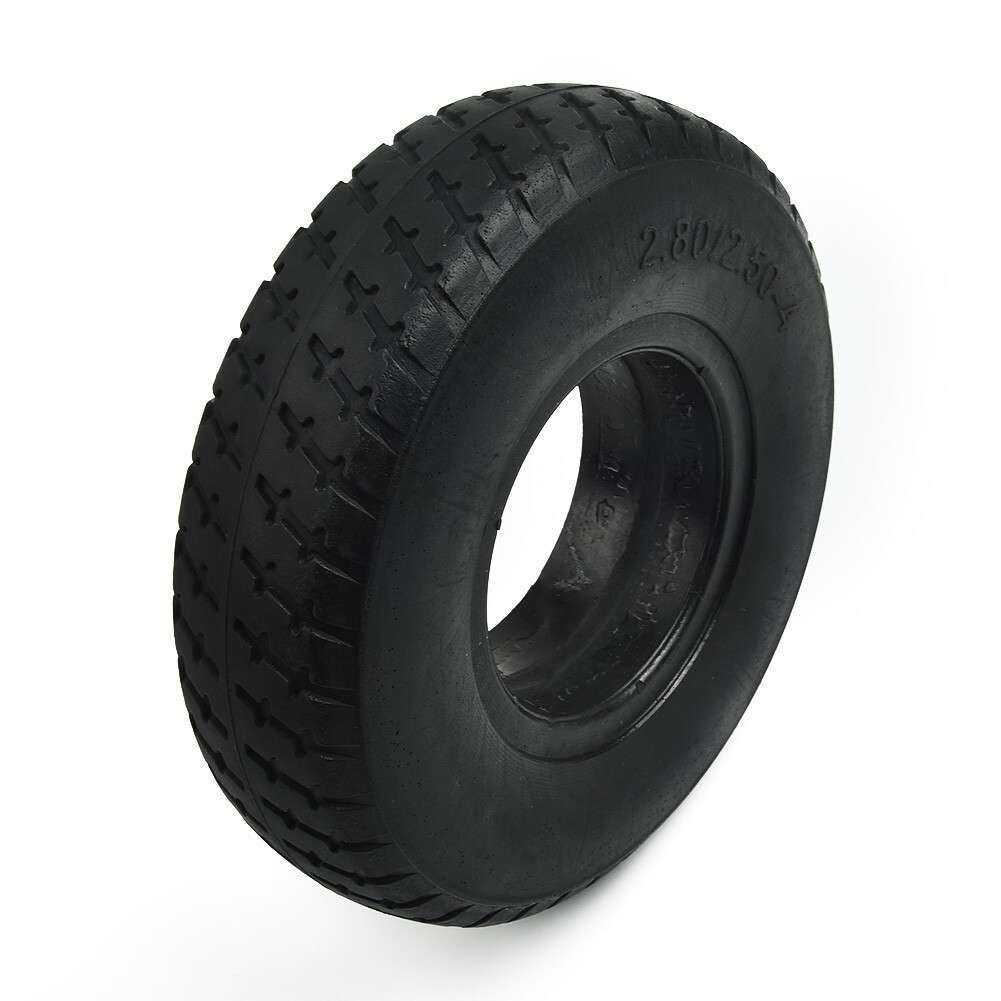 2.80/2.50-4 Black Solid Mobility Scooter Solid Tyre Electric Wheelchair Tires
