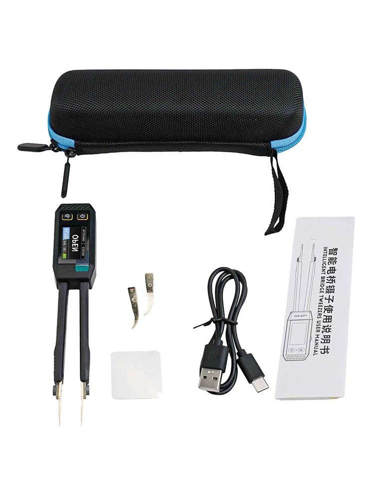 User Friendly LCR Meter Tweezers Clear LCD Display Convenient Operation