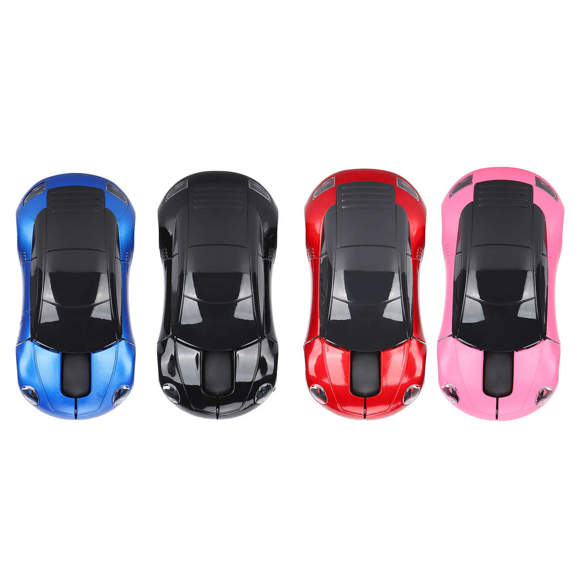 Portable Car Shape Mouse Cordless Mice With USB Receiver For Laptop Computer PC